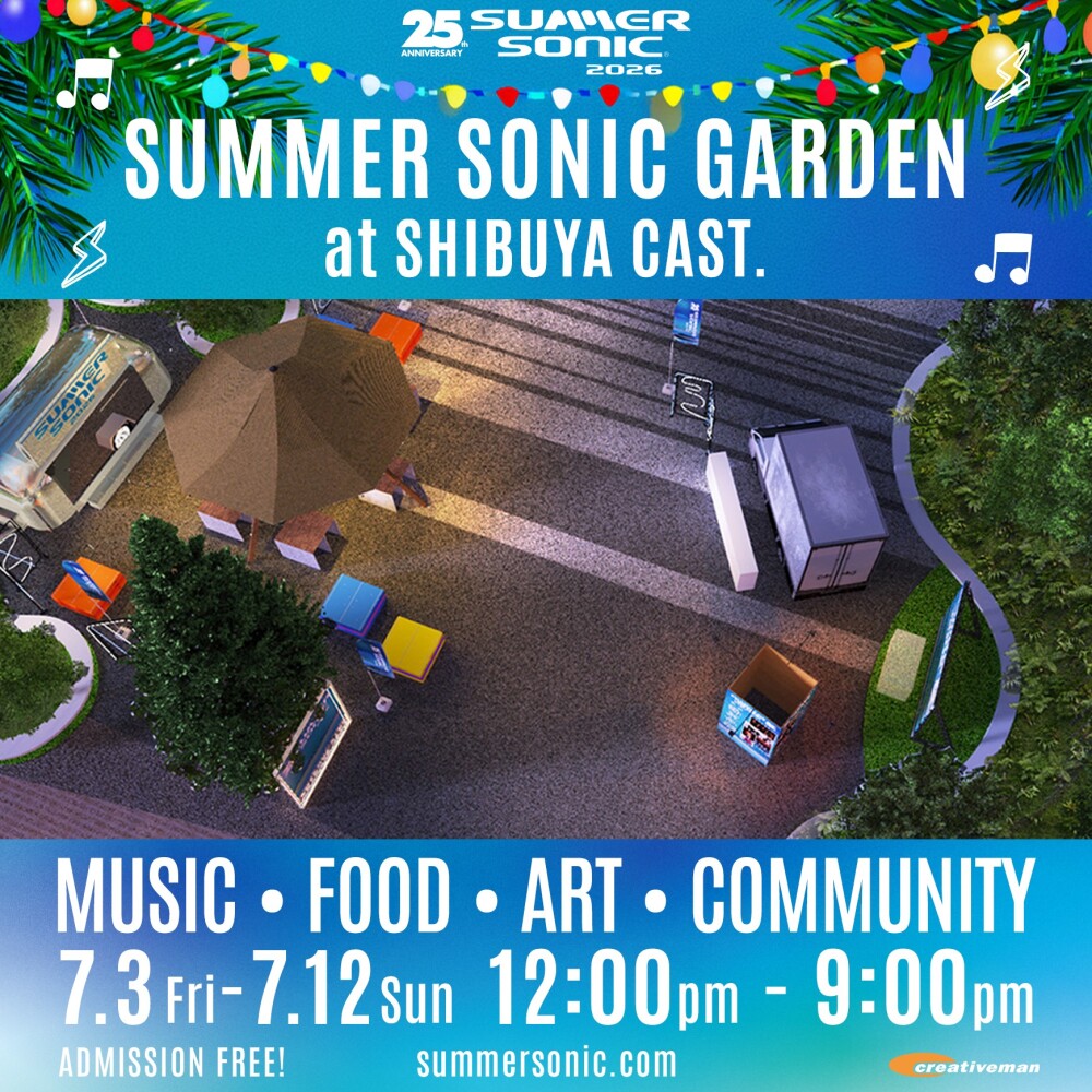 SUMMER SONIC GARDEN at SHIBUYA CAST.
